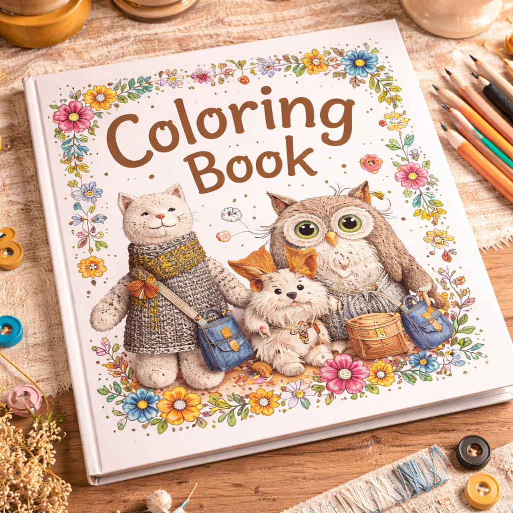 Carins Coloring in Books